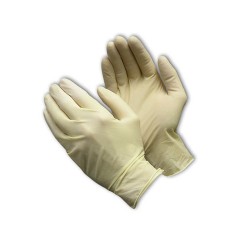 Latex Single Use Gloves for Critical Environment (Finger Textured, 5 mil, Class 100, 9.5 inch length)