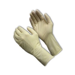 Latex Single Use Gloves for Critical Environment (Finger Textured, 5 mil, Class 100, 12 inch length)