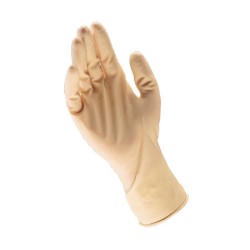 Latex Single Use Gloves for Critical Environment (Finger Textured, 5 mil, Class 10, 12 inch length)